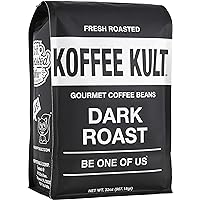 Koffee Kult Coffee Beans Dark Roasted - Highest Quality Delicious Organically Sourced Fair Trade - Whole Bean Coffee…