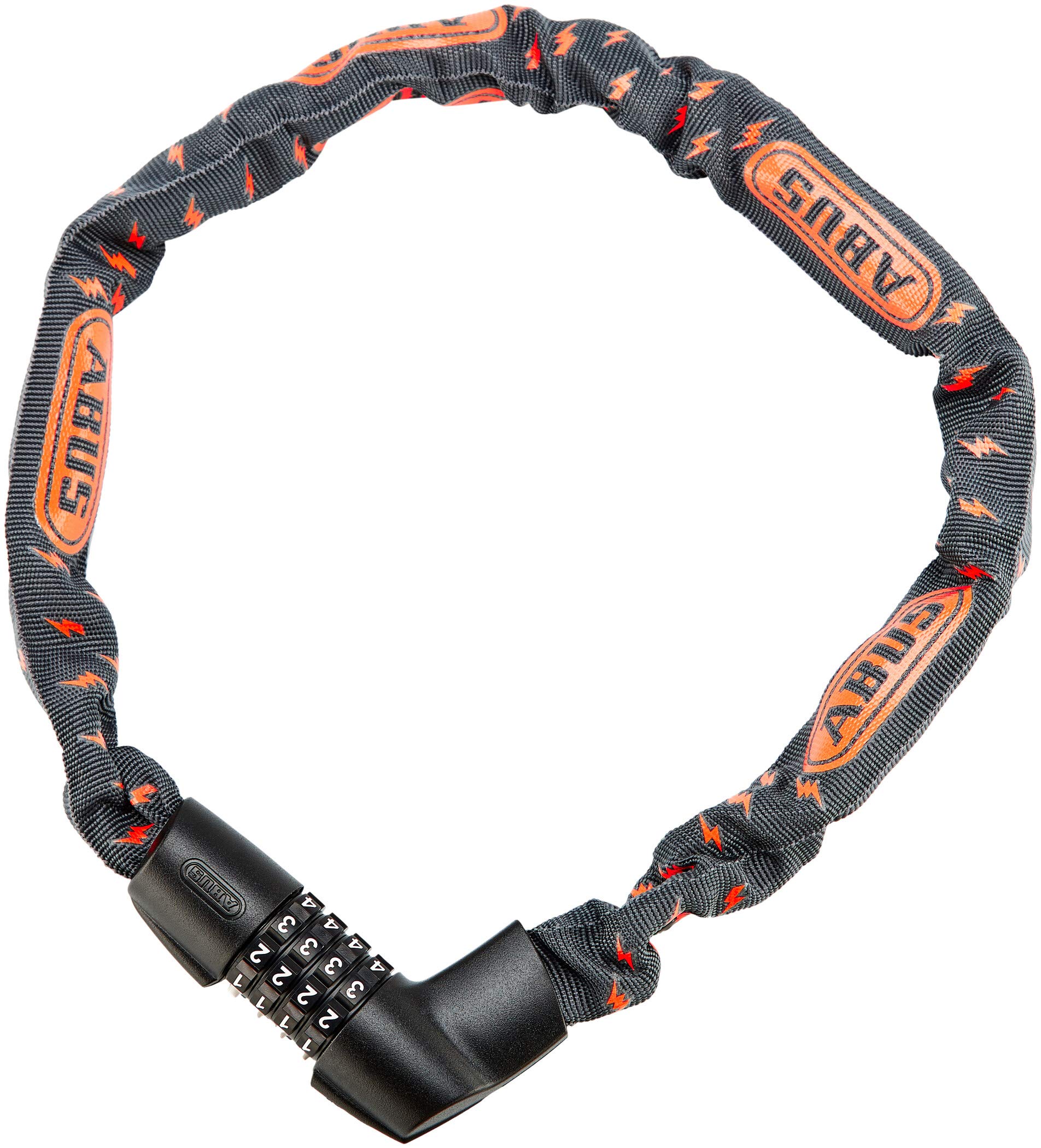 ABUS chain lock Tresor 1385/75 - combination lock made of hardened steel - 6 mm thick square chain - security level 6