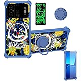 jioeuinly Case for Poco C55 Case Compatible with