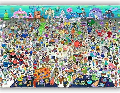 Amazon Co Jp 木製パズル300 500 1000ピース かわいい漫画の子供の大人のおもちゃのギフト クリエイティブ スポンジボブ W 05 19 Color A Size 1000p ホーム キッチン Amazon Co Jp 木製パズル300 500 1000ピース かわいい漫画の子供の大人のおもちゃのギフト クリエイティブ スポンジボブ W 05 19 Color A Size 1000p ホーム キッチン