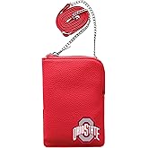 Littlearth womens NCAA Ohio State Buckeyes Pebble Smart Crossbody Purse, Team Color, 7.25” x 5"