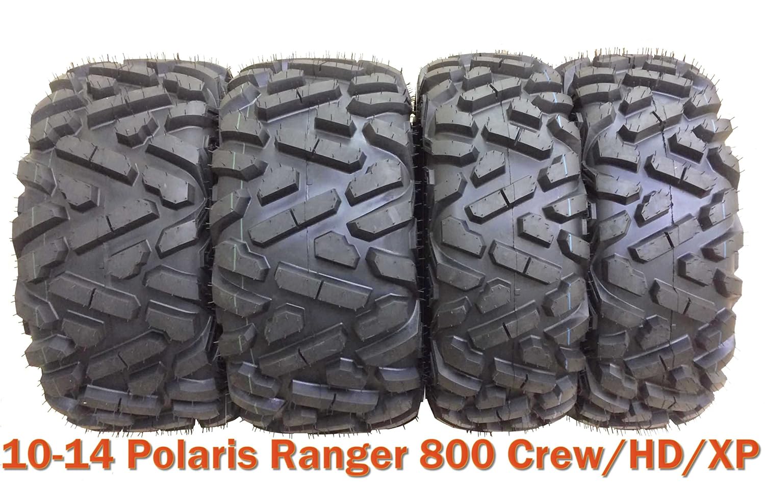 Amazon.com: Set 4 ATV UTV Tires 26x9-12 & 26x11-12 for 10-14 Polaris Ranger  800 Crew/HD/XP: Automotive