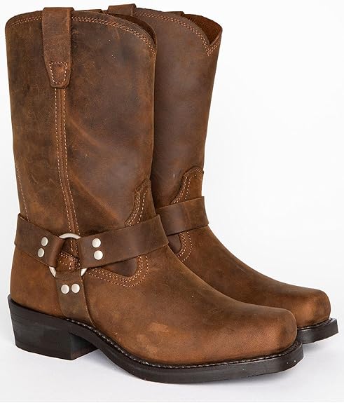 botas punta cuadrada