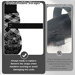 EXPAWLORER Anti Slip Dog Socks to Prevent Licking
