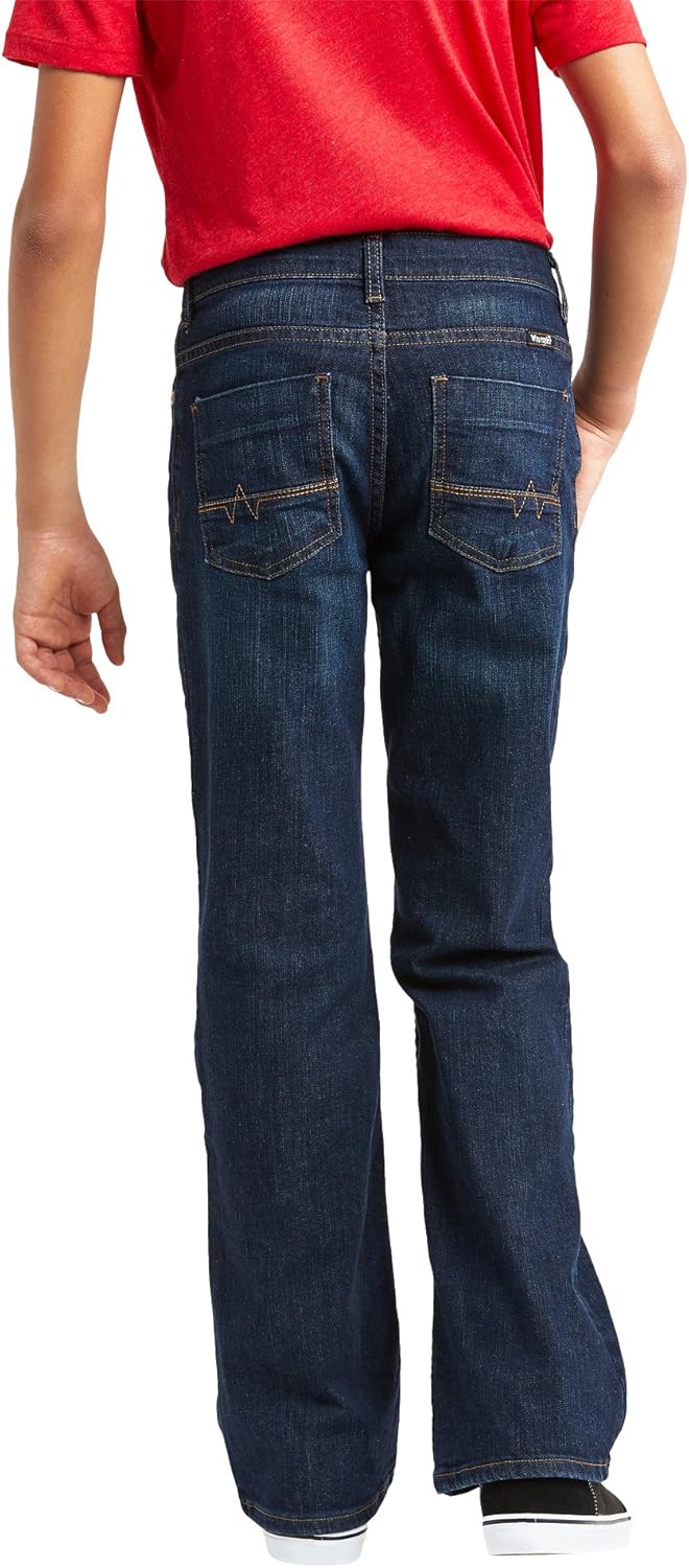 Wrangler Boys' Boot Cut Jeans: Clothing