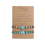 Caiyao 2Pcs Sea Turtle Natural Stone Beaded