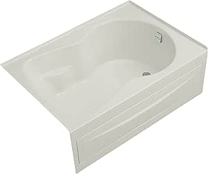 Kohler K-1195-RA-95 Synchrony 6Ft Bath with Integral Apron and Right