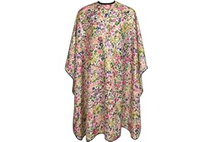 PELOCAPA Salon Cape for Women, Hair Cutting Cape with Snaps, Professional Large Barber Stylist Hairdressing Gown- 63”× 56”
