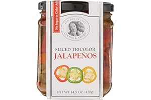 KITCHEN & LOVE Cucina & Amore Sliced Tricolor Jalapeños, 14.5 Ounce