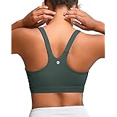 RUNNING GIRL Sports Bra for Women, Molded Cup High Impact Sports Bras for Women with Sewn in Pads