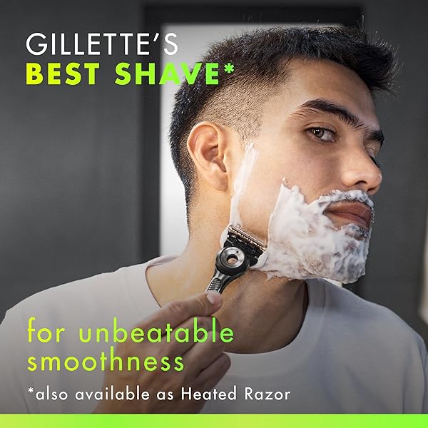 GILLETTE LABS MENS RAZOR BLADE REFILLS COMPATIBLE WITH GILLETTE LABS RAZORS – 4 CARTRIDGES WITH EXFOLIATING BAR