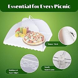 Flexzion Food Cover Tent - Pop Up Mesh Screen Net