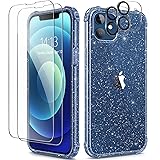 BERFY for iPhone 12 Case Glitter, with 2 Pack
