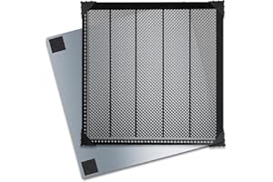 MCWlaser Honeycomb Working Table 15.7"x15.7"/400x400mm Honeycomb Laser Bed with Aluminum Plate for Most Laser Engraver Cutter