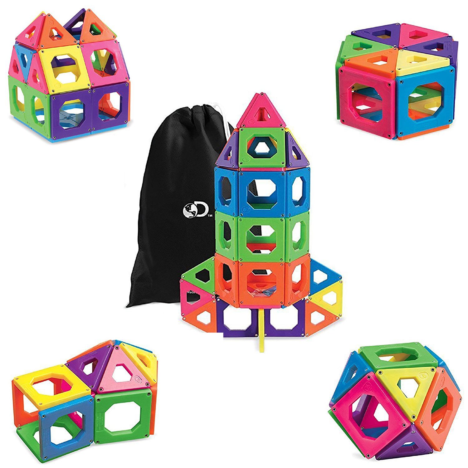 discovery magnetic blocks 51 piece set