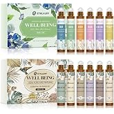 Essential Oils Roll On Set 12 Pack -(Calm, Renew, Soothe, Dream, Head Ease, Frankincense &amp; Myrrh) Relaxation Self Care Gifts,Aromatherapy Oil with Roller Ball - Stress Relief Gifts for Women and Men