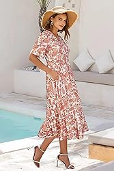 STYLEWORD Women's 2025 Summer Casual Short Sleeve