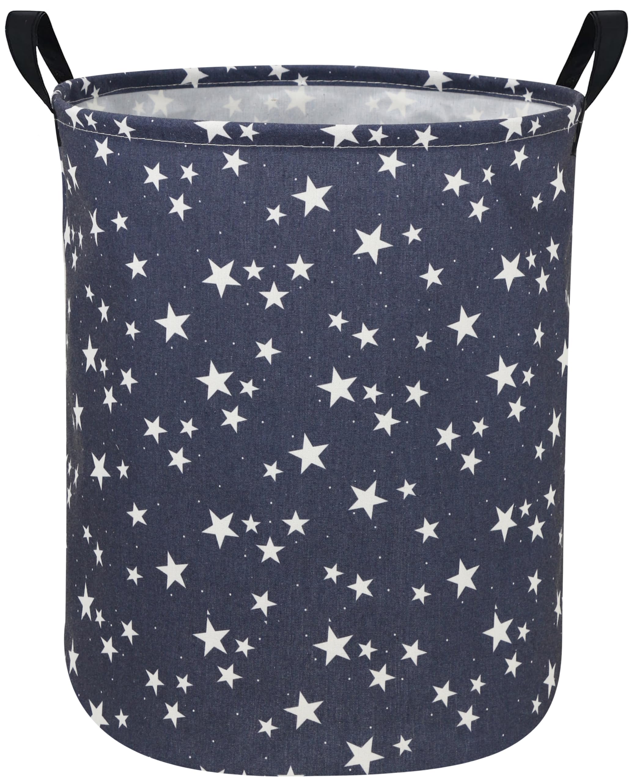 Photo 1 of Sanjiaofen Star Laundry Hamper,Kids Laundry Basket CollapsibleBoys and Girls Storage Baskets for Home Decor,Office,Toy Organizer,(Blue Star)