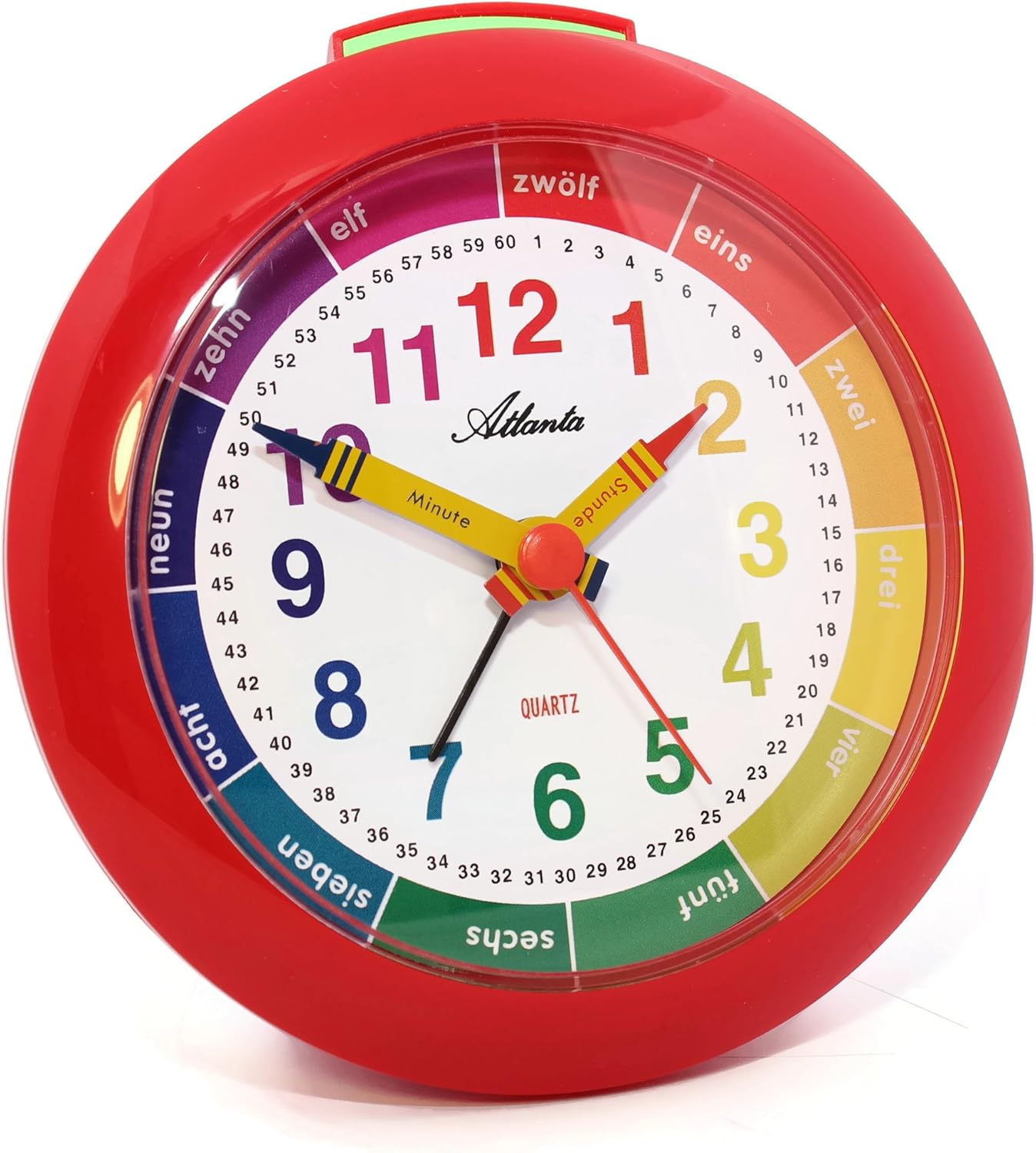 LUPATDY Kinderwecker - Lernwecker Mit Nachtlicht & Lautem Alarm