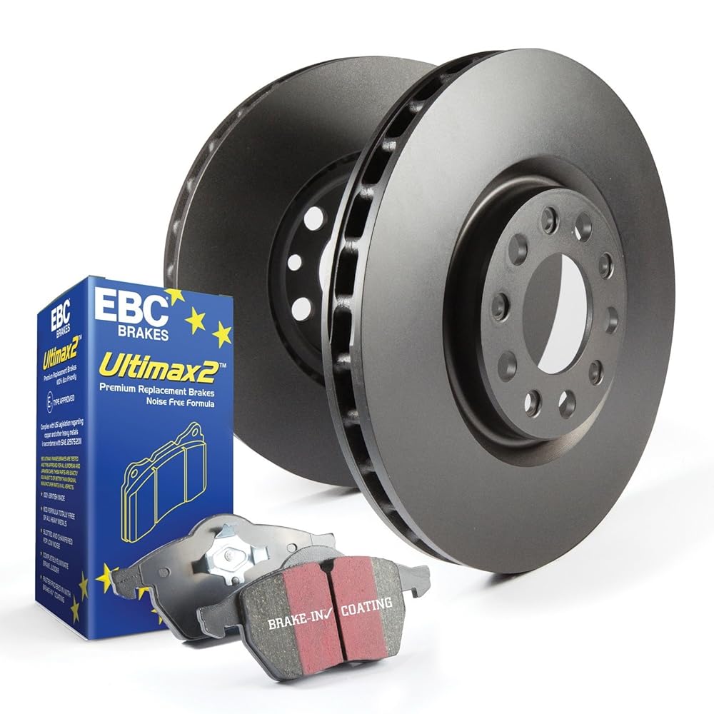 2. EBC® S20K1048 - Stage 20 Street Plain Front and Rear Brake Kit