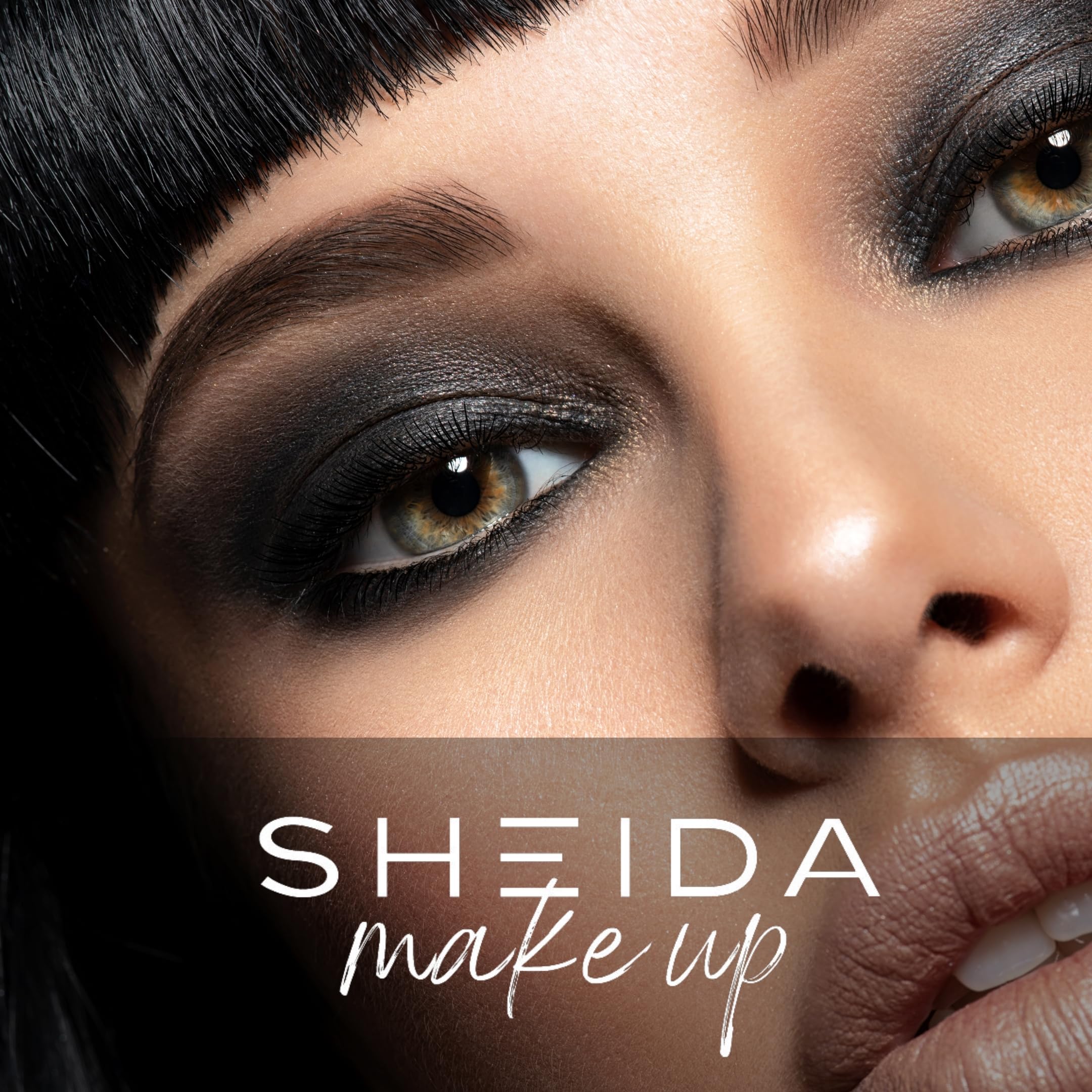 Sheida Powder Eyeliner Handmade 100% Natural Eyeliner in Powder Form, Long-Lasting Liner Arabic, Intense Color, Smudge-Proof Multi Color Shades Available