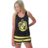 Harry Potter Women's Hogwarts House Crest Racerback Tank and Shorts Pajama Lounge Set