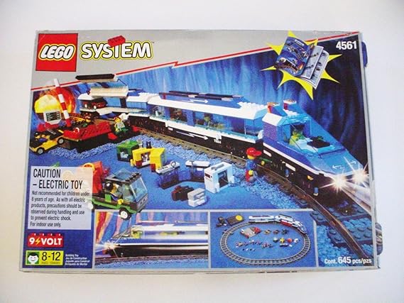 lego blue train
