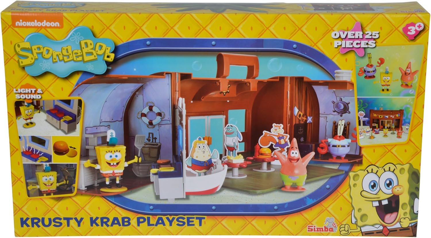 spongebob krusty krab toy set
