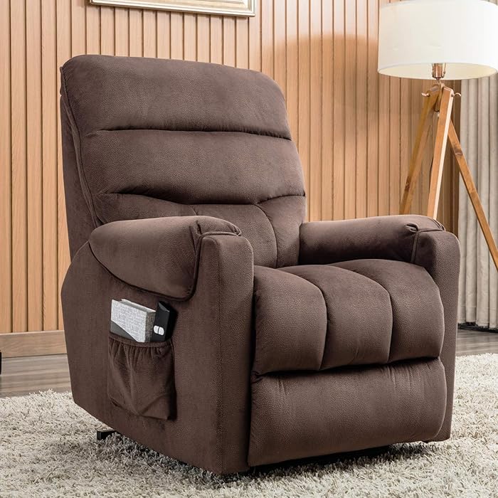 Buy EBELLO Power Lift Chair Assist Recliner for ElderlyElectric Large Lift Recliner Chair with