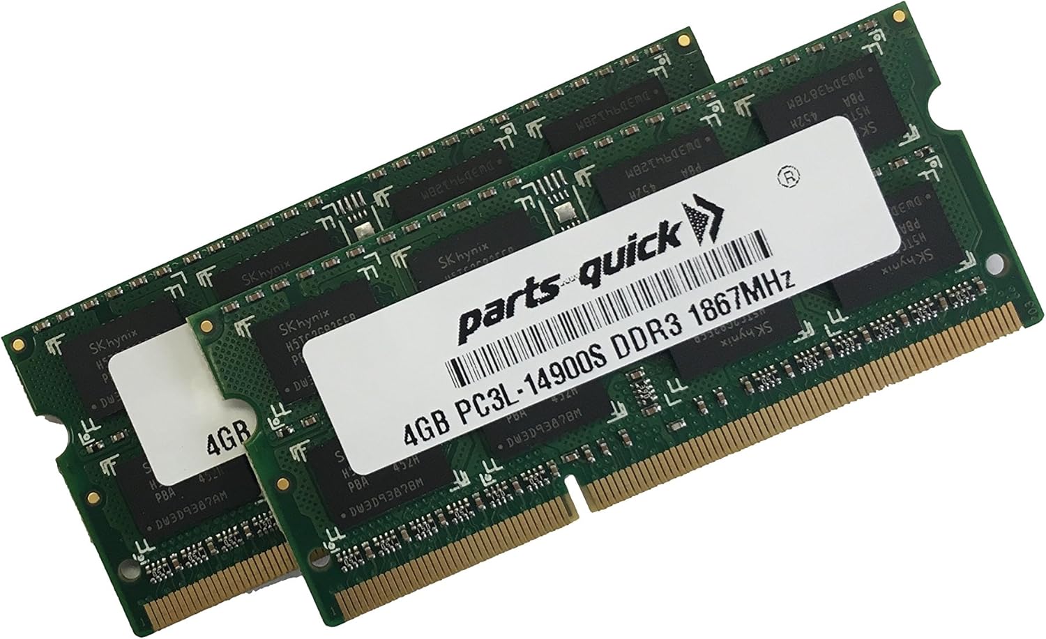 8GB (2 X 4GB) Kit Memory for Apple iMac Late 2015 27-inch 1867MHz DDR3 SO-DIMM (PARTS-QUICK Brand)