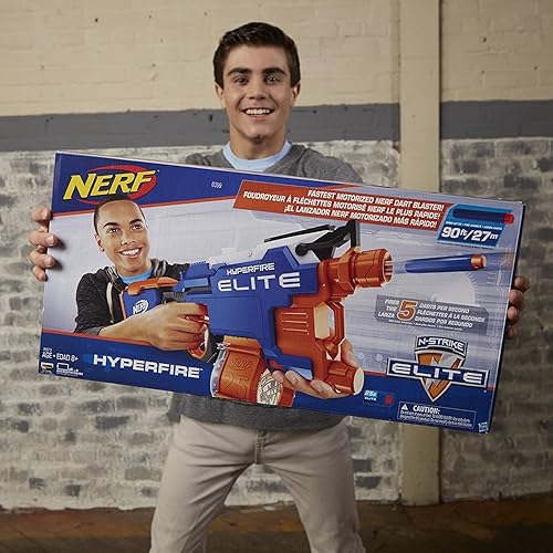 Nerf Elite HyperFire Motorisé, Pistolet Blaster Jouet D'occasion