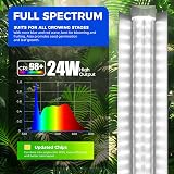 Barrina T8 LED Grow Light 2ft 96W Full Spectrum 5000K 4 Pack view 4