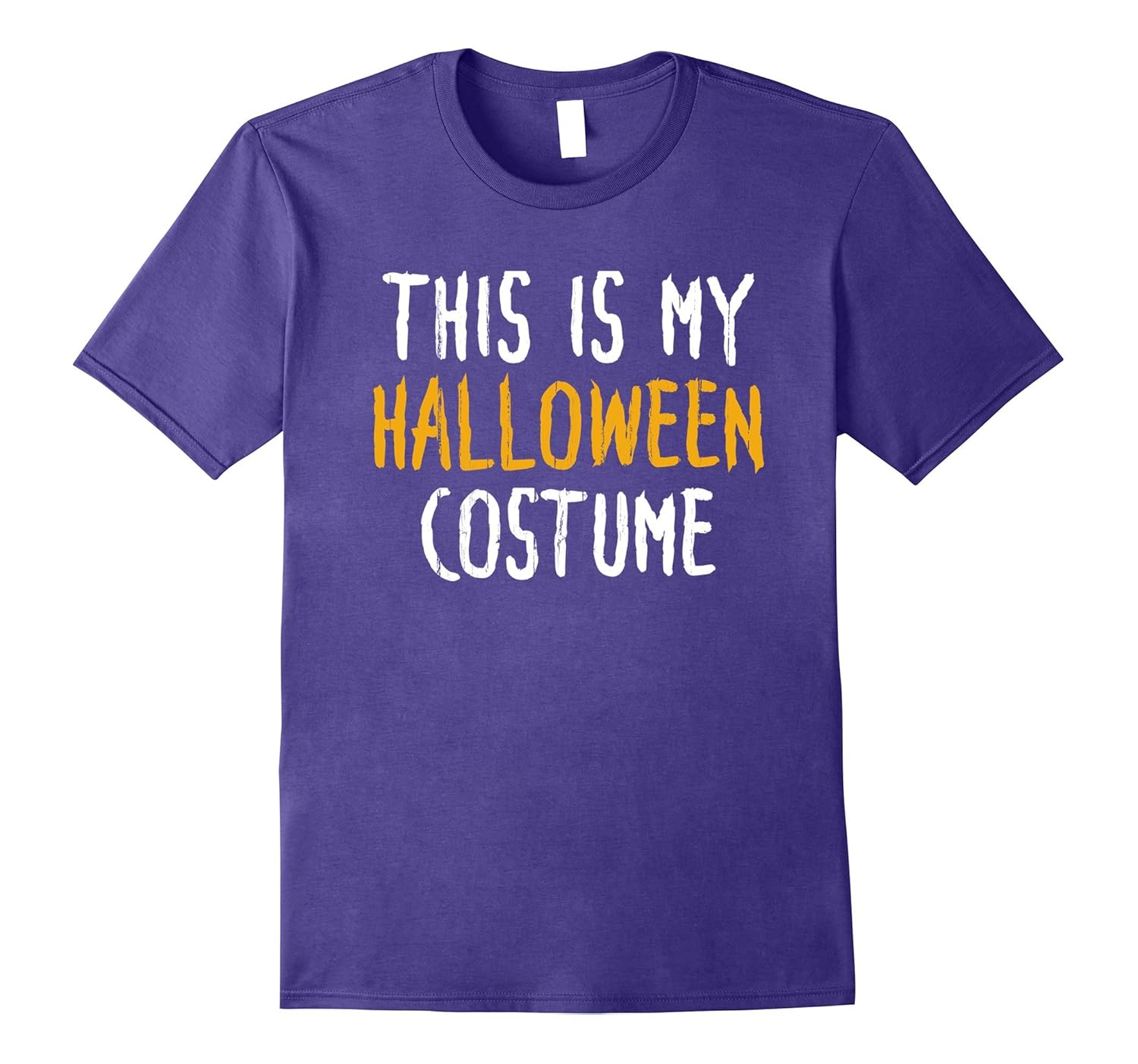 This Is My Halloween Costume Simple Funny T Shirt-FL