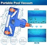 S-Union Portable Pool Vacuum Cleaner with 40'' Telescopic Handle view 2
