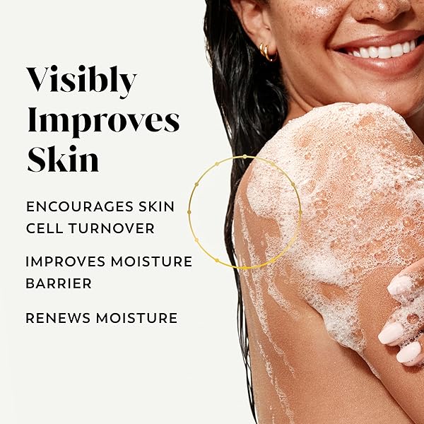 OLAY BODY WASH FOR WOMEN, INTENSELY HYDRATING, HYALURONIC ACID SERUM COMPLEX, RENEWS MOISTURE, FREE OF PARABENS & PHTHALATES, VITAMIN B3 LAMELLER TECHNOLOGY, FOR ALL SKIN TYPES, 26 FL OZ