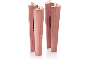 HOUNDSBAY Cedar Boot Tree Shaft Shaper, Tall Boot Inserts Shape Holders - Boot Trees, Stand for Men & Women