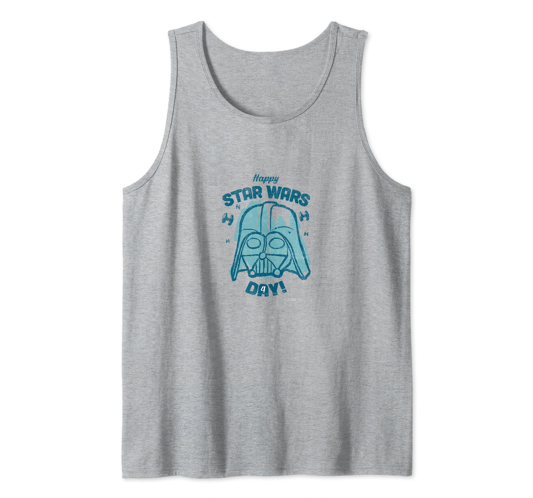 Star Wars May The Fourth Be With You Darth Vader Sketch Tank Top