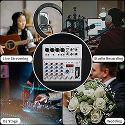 6-Channel Audio Mixer with 99 Sound Effects for