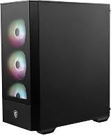 MSI MAG FORGE 112R Mid-Tower PC Case Tempered Glass ARGB Front Mesh USB 3.2 Gen1 view 4