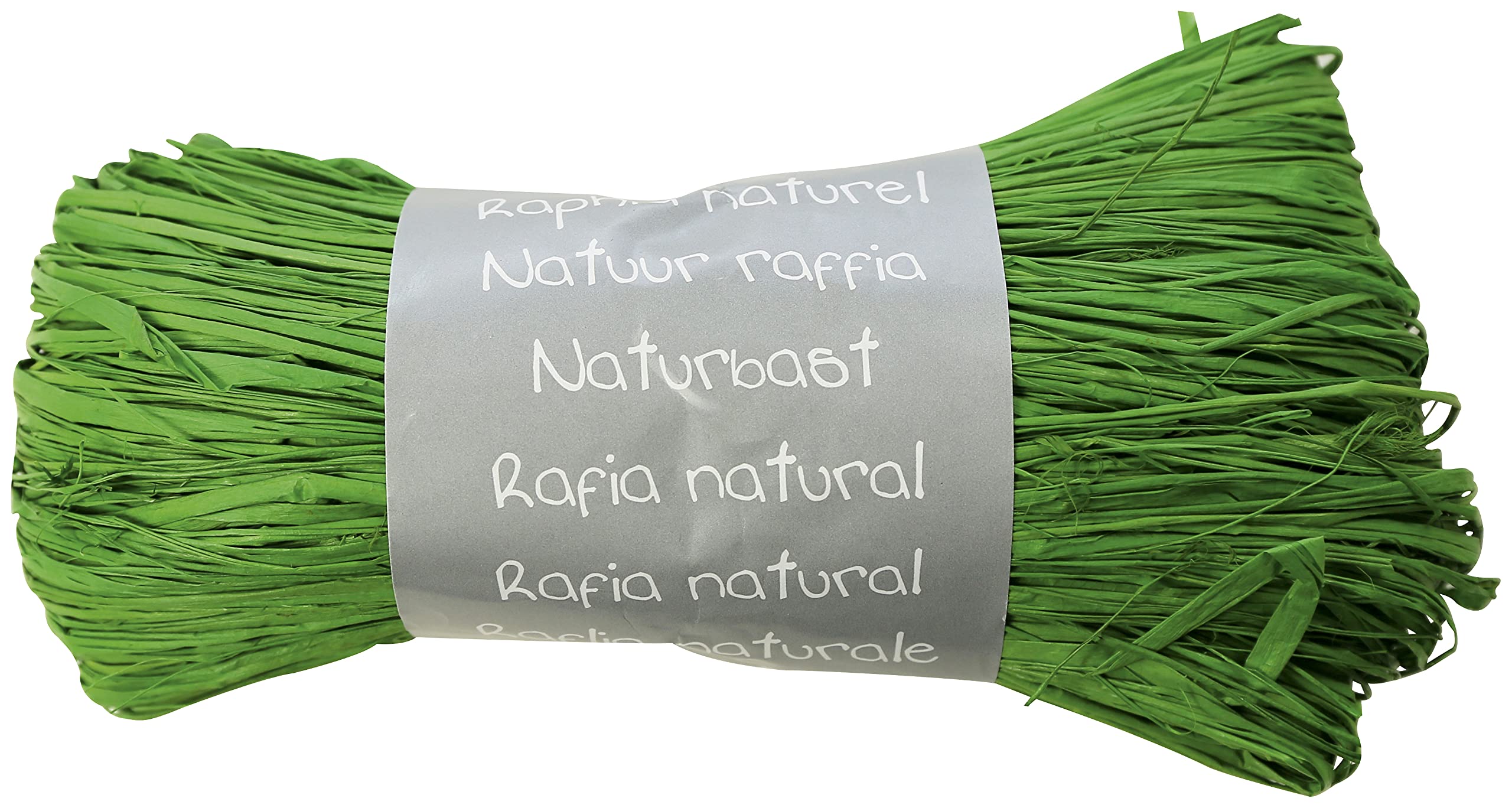 Clairefontaine - 196050C - Empire Green Raffia Ball - Set of Several Raffia Threads 1m50 per Thread- 50g - Creative Leisure - Gift Wrapping - DIY Multiples