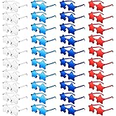 Cindeer 40 Pairs Rimless Star Shape Sunglasses Colorful Transparent Sunglasses Pentagram Glasses for Adult
