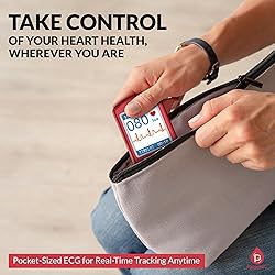 Portable EKG Monitor & Heart Rate Monitor with LCD