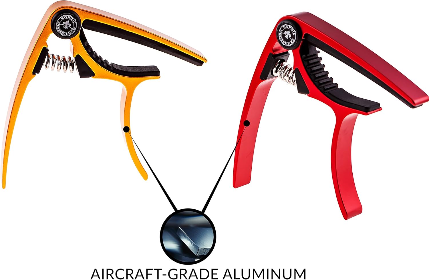 Guitar Capo (2 Pack) for Acoustic Guitars Ukulele, Banjo, Mandolin, Bass - Image 4