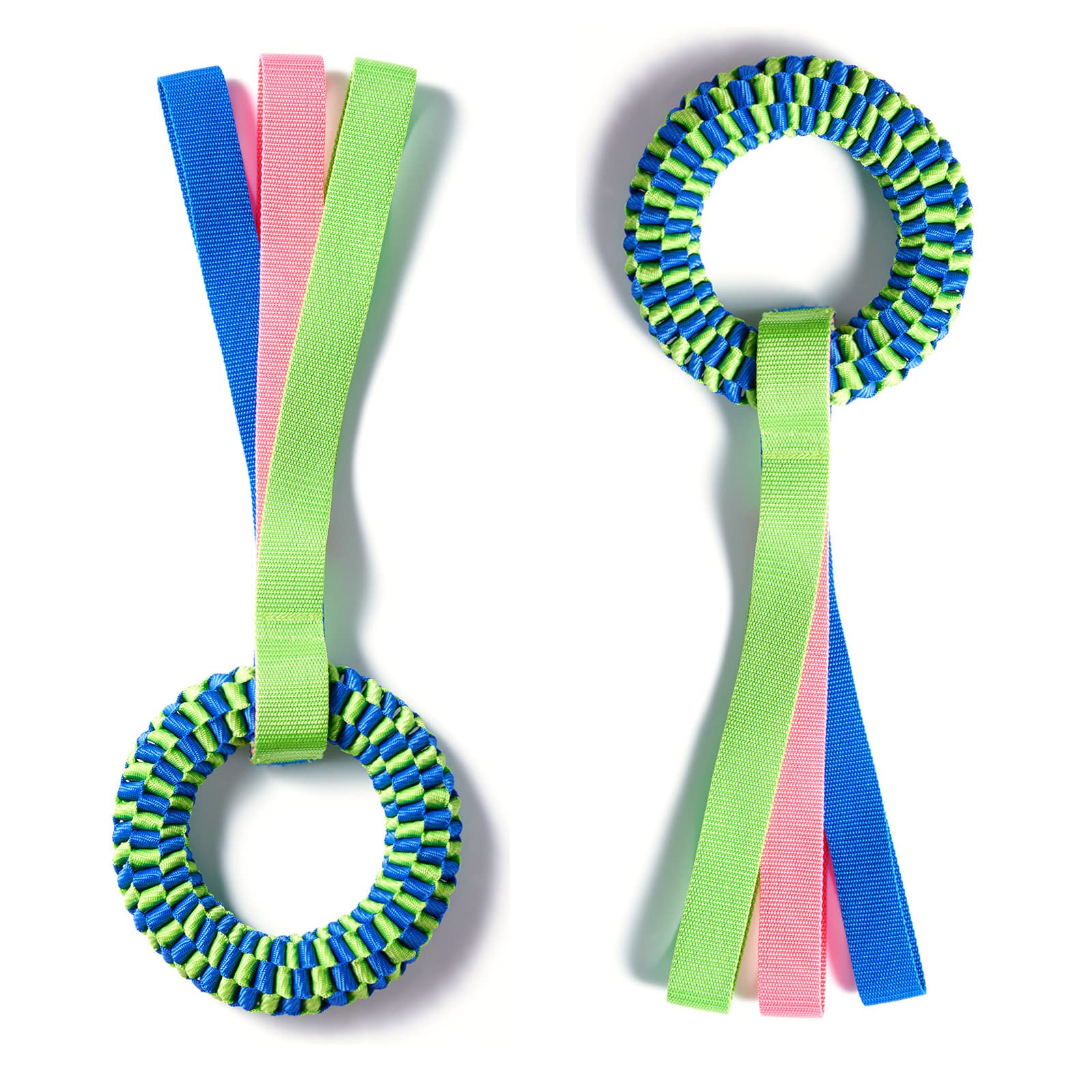 Photo 1 of 2 Pack Aggressive Chewer Dog Toys - Tug of War & Teeth Cleaning - Medium & Large Dogs