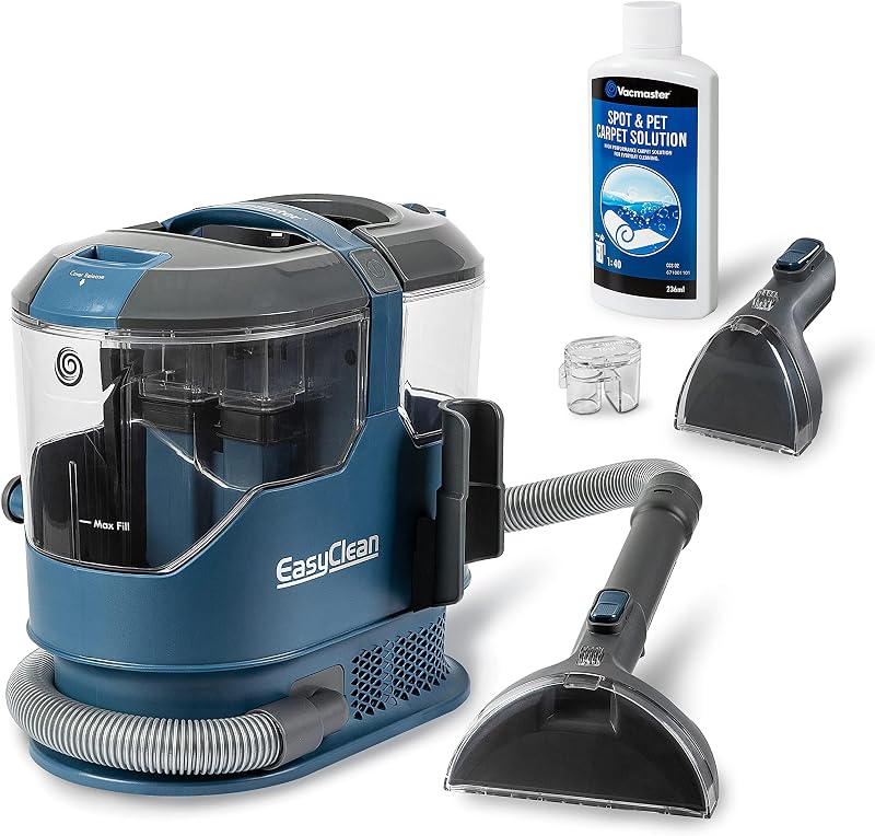 SCA0801 Aspirador de Carpetes Multi-Surface Stain Cleaner para Carpetes, Carpetes, Estofos, Escadas e Automóvel | Incluindo fórmula 800 W e acessórios