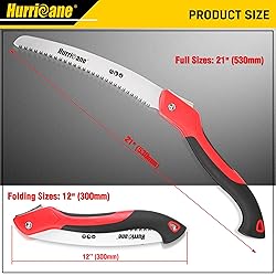 HURRICANE Folding Hand Saw, 10 Inch Pruning