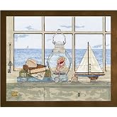 DESIGN WORKS Sea Breeze Vista Counted Cross Stitch Kit