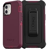 OtterBox Defender Screenless Series Case & Holster for iPhone 12 Mini (ONLY) Non-Retail Packaging - Berry Potion