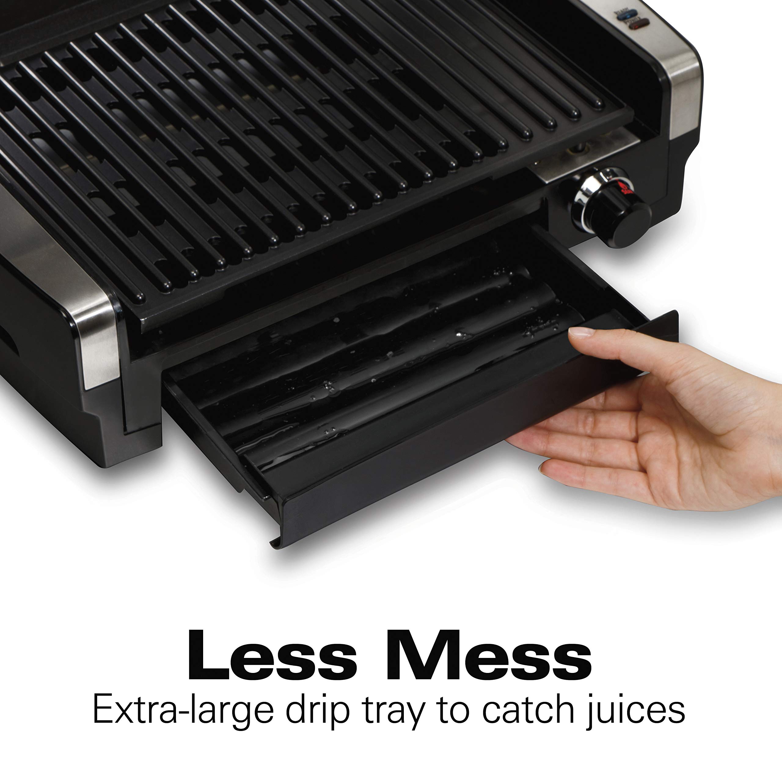 Hamilton Beach Electric Indoor Searing Grill with Viewing Window and