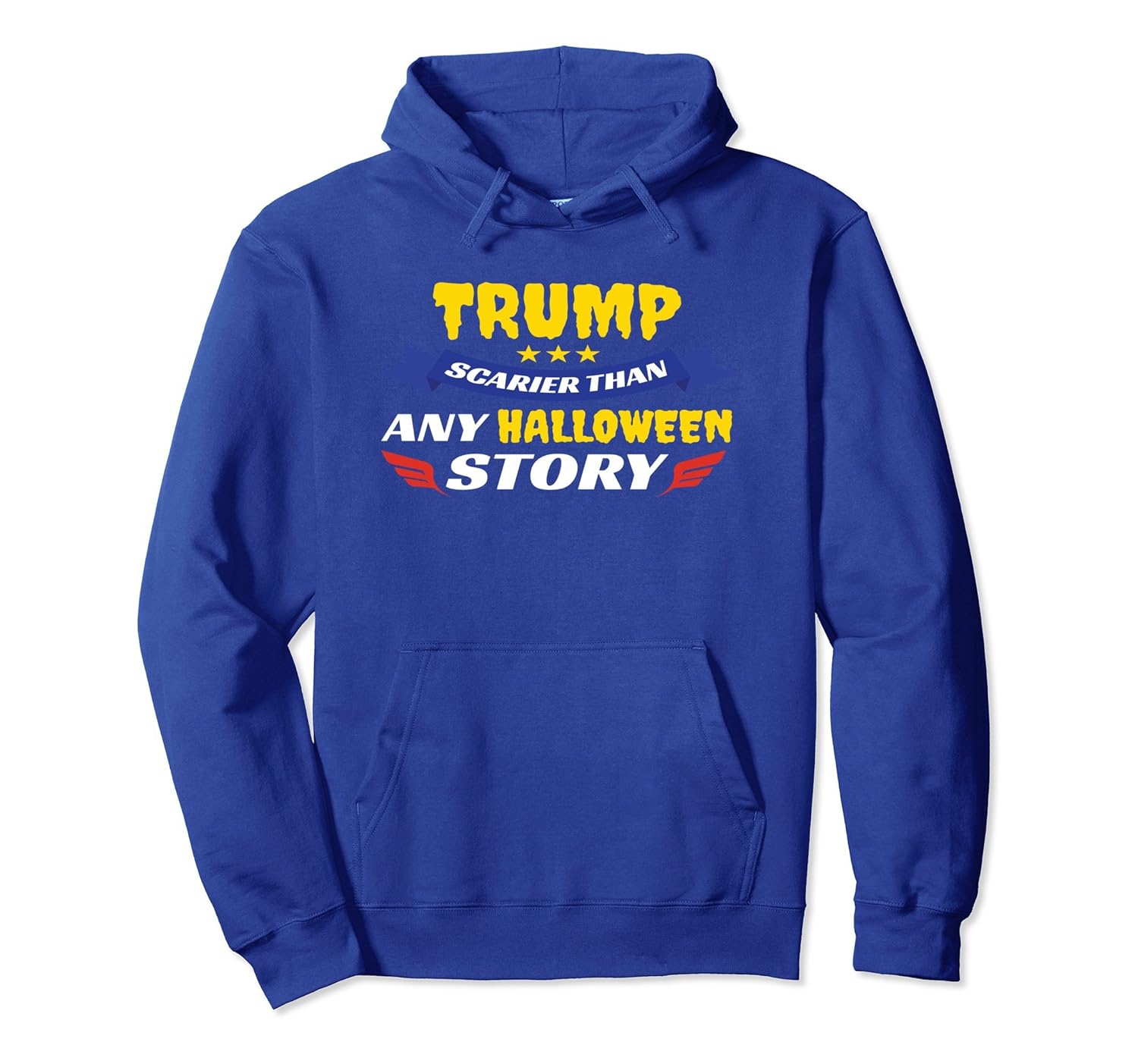 Funny Anti Donald Trump President Halloween Hoodie-Rose